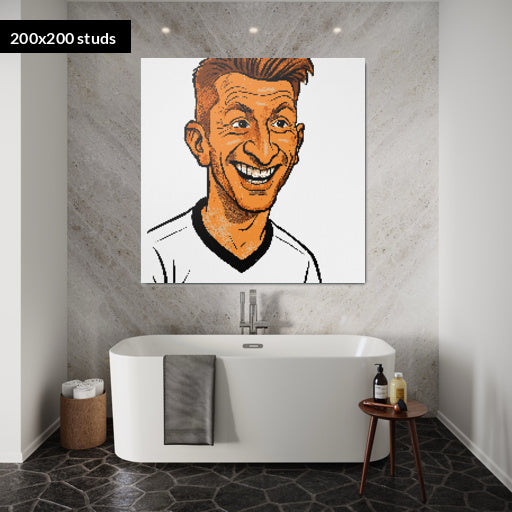 200*200studs, 160*160cm, 63*63inch