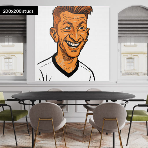 200*200studs, 160*160cm, 63*63inch