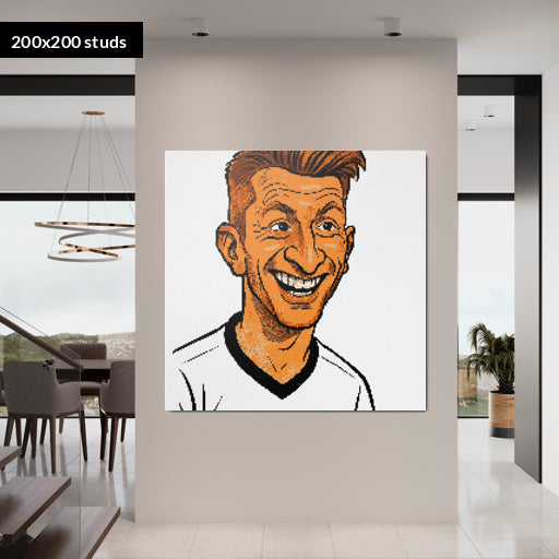 200*200studs, 160*160cm, 63*63inch