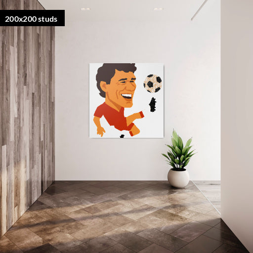 200*200studs, 160*160cm, 63*63inch