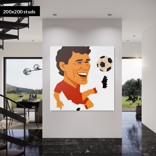 200*200studs, 160*160cm, 63*63inch