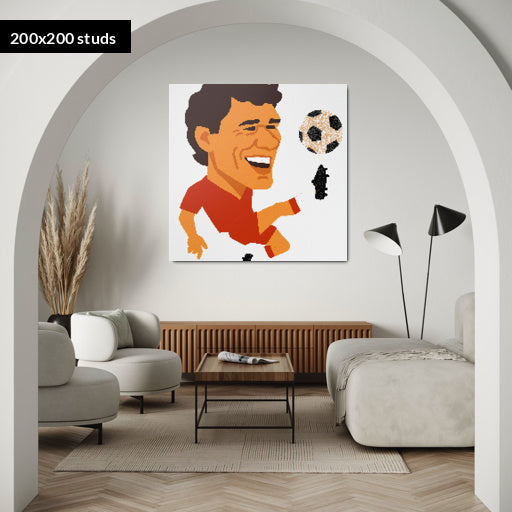 200*200studs, 160*160cm, 63*63inch