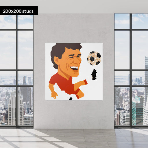 200*200studs, 160*160cm, 63*63inch