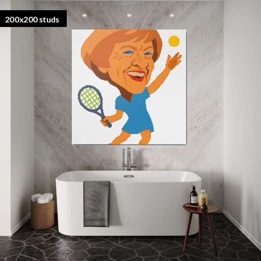 200*200studs, 160*160cm, 63*63inch