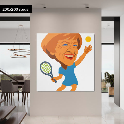 200*200studs, 160*160cm, 63*63inch