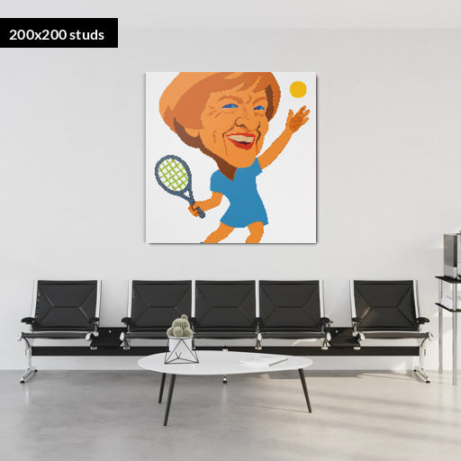 200*200studs, 160*160cm, 63*63inch