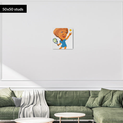 50*50studs, 40*40cm, 15,75*15,75inch