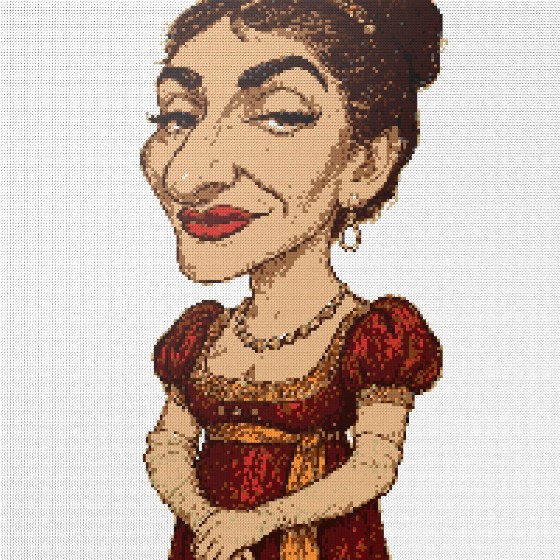 200*200studs, 160*160cm, 63*63inch