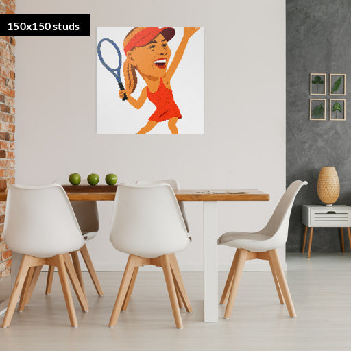 150*150studs, 120*120cm, 47,25*47,25inch