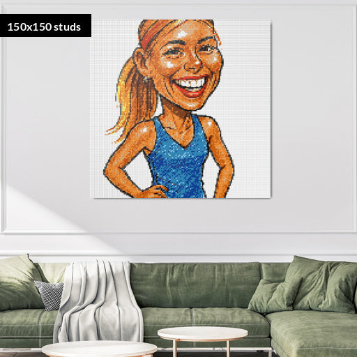 150*150studs, 120*120cm, 47,25*47,25inch