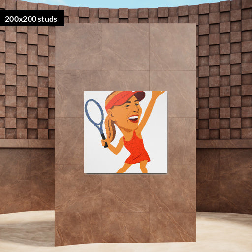 200*200studs, 160*160cm, 63*63inch