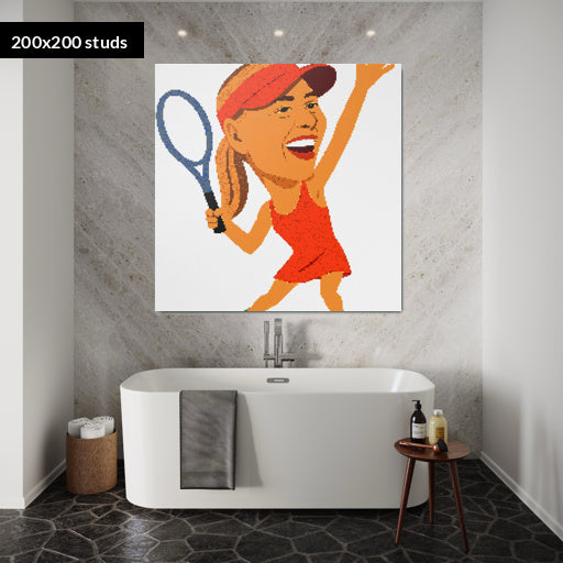 200*200studs, 160*160cm, 63*63inch