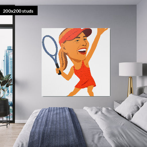 200*200studs, 160*160cm, 63*63inch