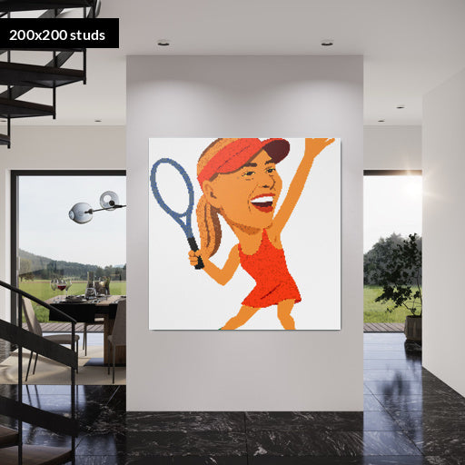 200*200studs, 160*160cm, 63*63inch