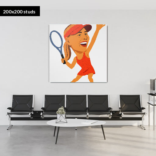 200*200studs, 160*160cm, 63*63inch