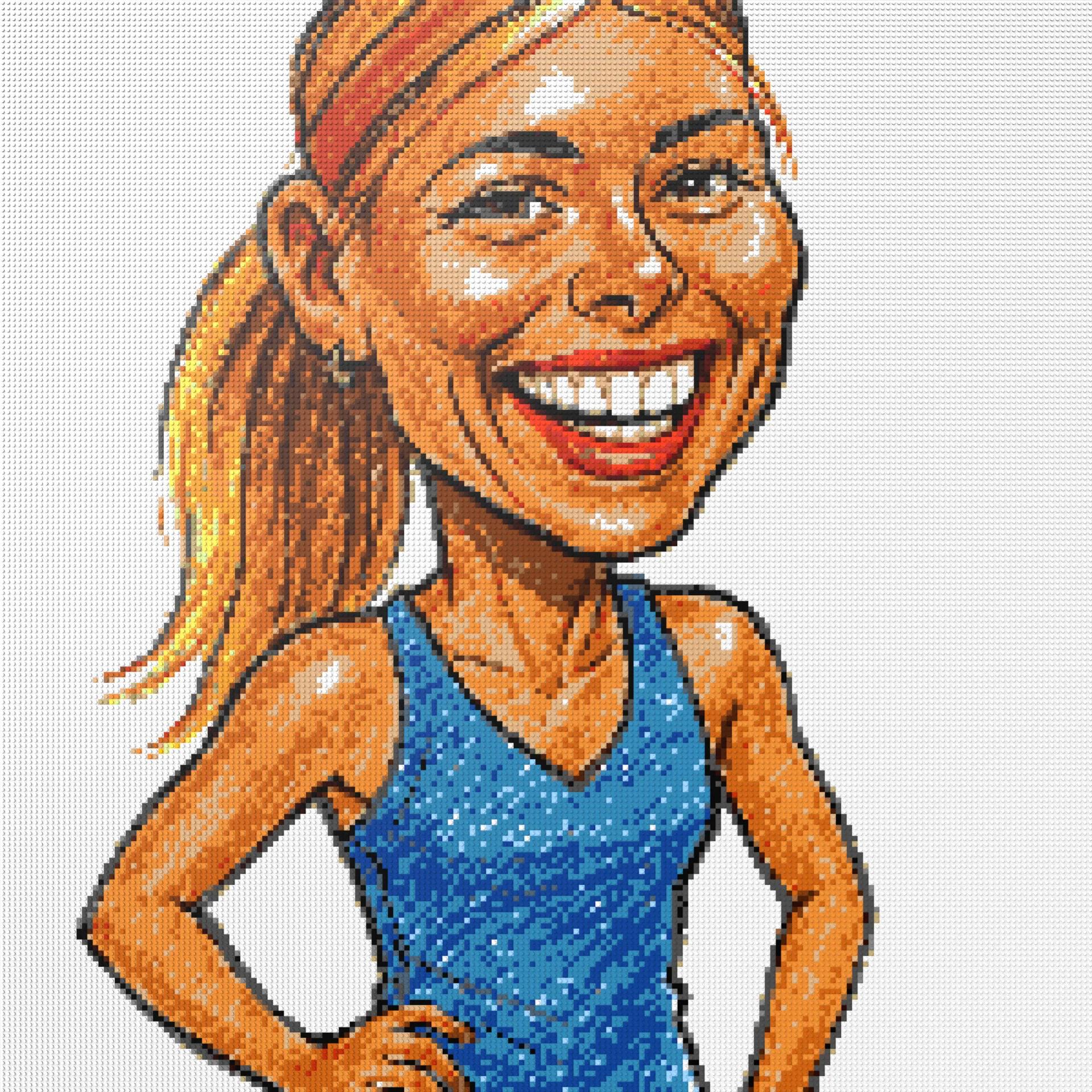 200*200studs, 160*160cm, 63*63inch