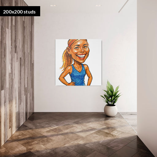 200*200studs, 160*160cm, 63*63inch