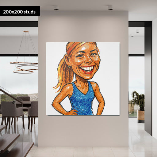 200*200studs, 160*160cm, 63*63inch