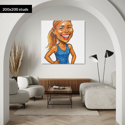 200*200studs, 160*160cm, 63*63inch