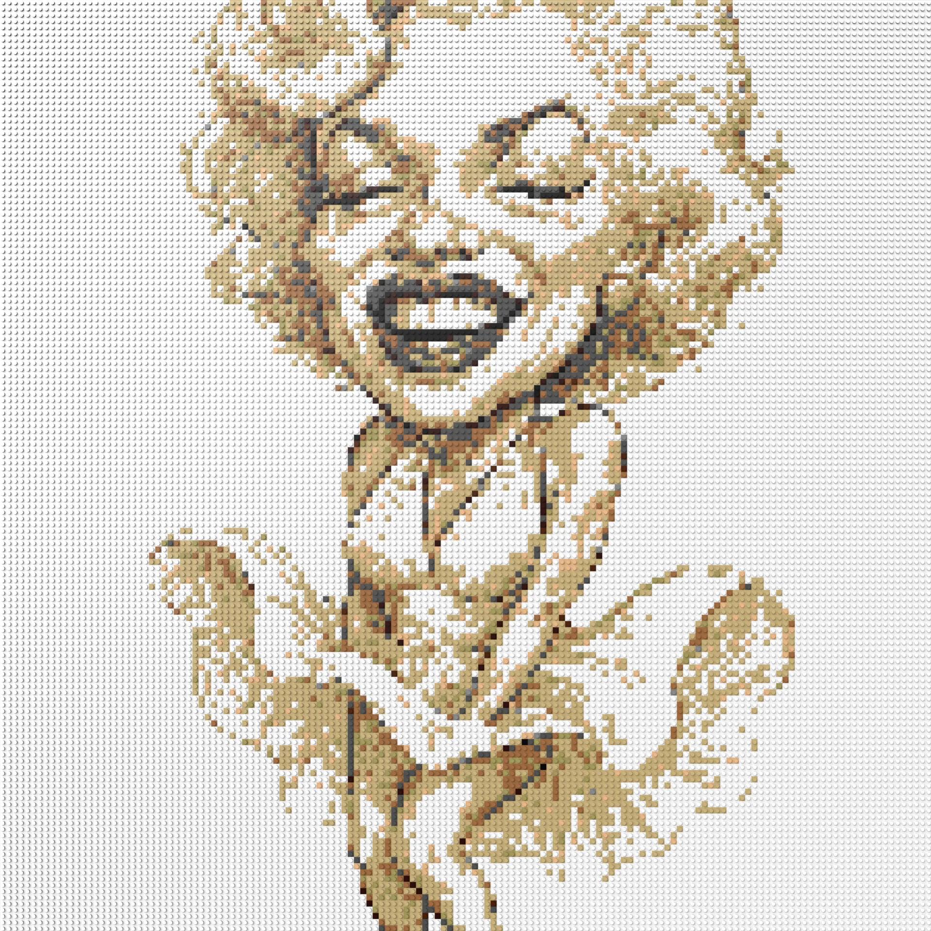 150*150studs, 120*120cm, 47,25*47,25inch