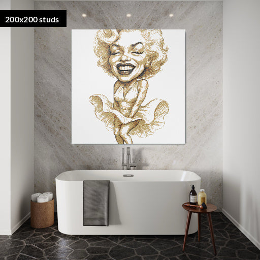 200*200studs, 160*160cm, 63*63inch