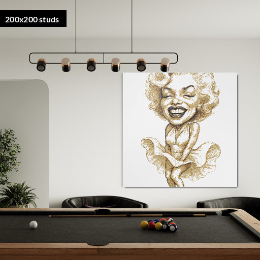 200*200studs, 160*160cm, 63*63inch