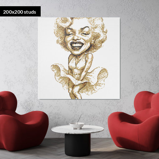 200*200studs, 160*160cm, 63*63inch