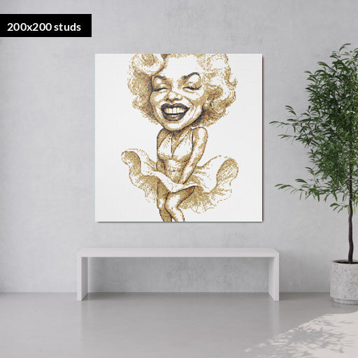 200*200studs, 160*160cm, 63*63inch