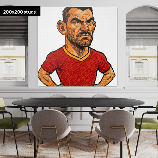 200*200studs, 160*160cm, 63*63inch