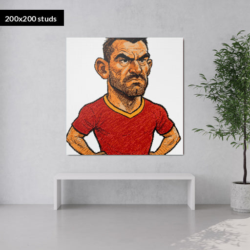 200*200studs, 160*160cm, 63*63inch