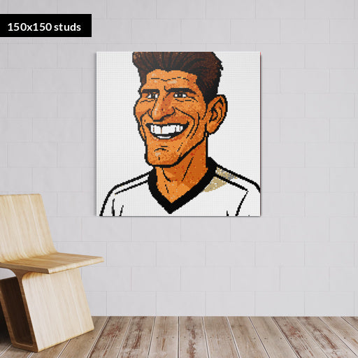 150*150studs, 120*120cm, 47,25*47,25inch