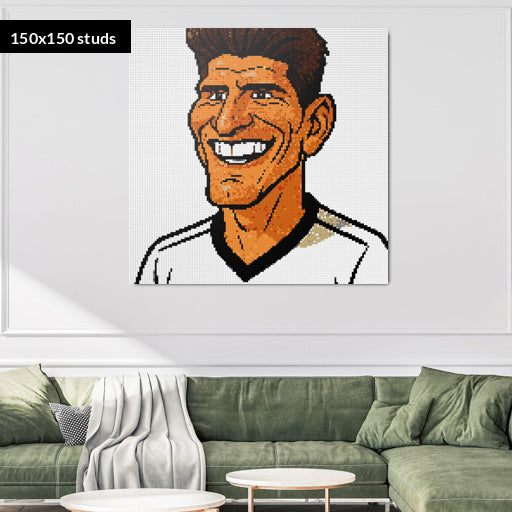 150*150studs, 120*120cm, 47,25*47,25inch