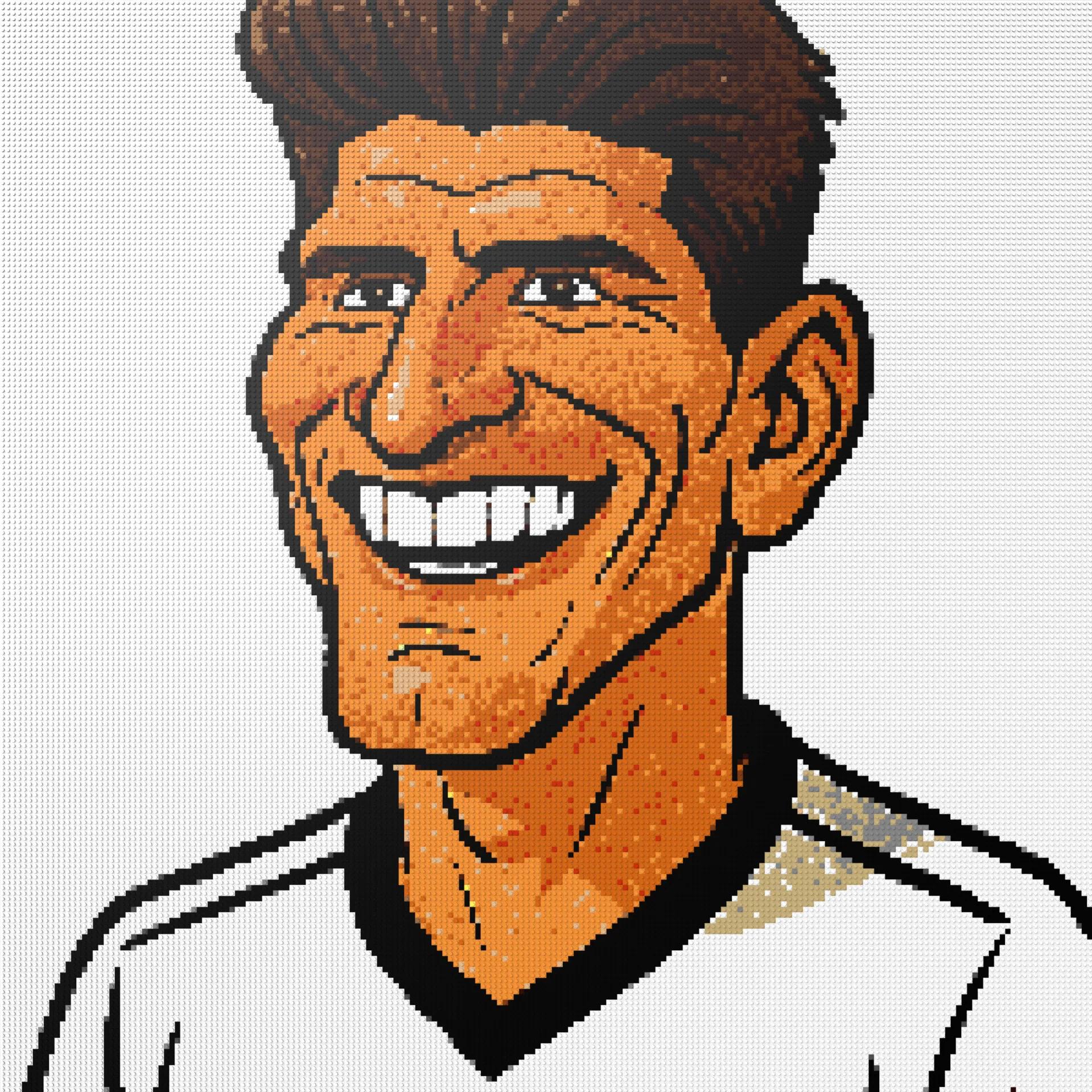 200*200studs, 160*160cm, 63*63inch