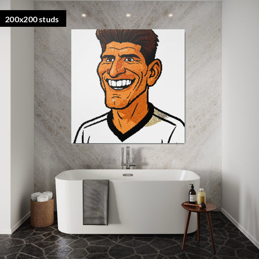 200*200studs, 160*160cm, 63*63inch