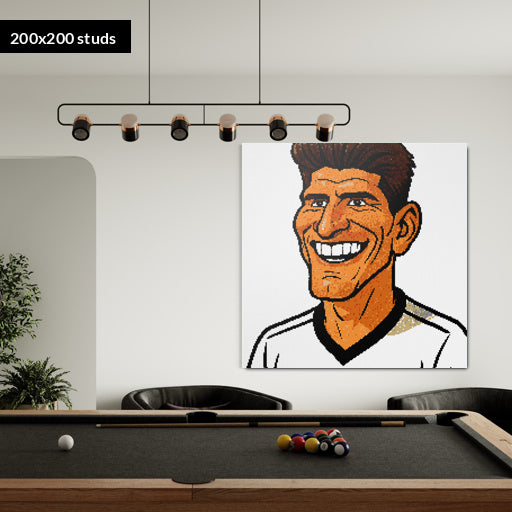 200*200studs, 160*160cm, 63*63inch