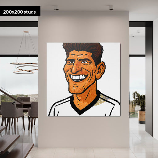 200*200studs, 160*160cm, 63*63inch