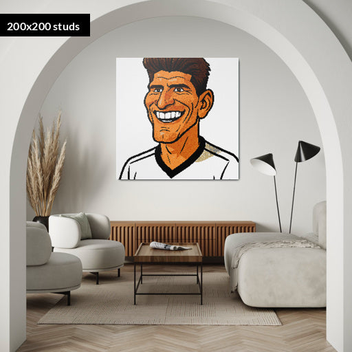 200*200studs, 160*160cm, 63*63inch