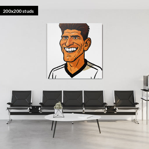 200*200studs, 160*160cm, 63*63inch