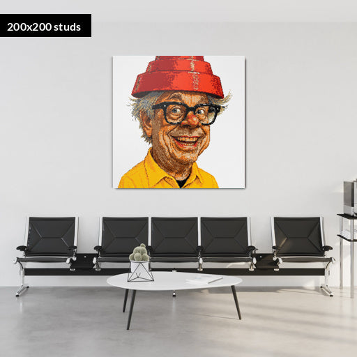 200*200studs, 160*160cm, 63*63inch