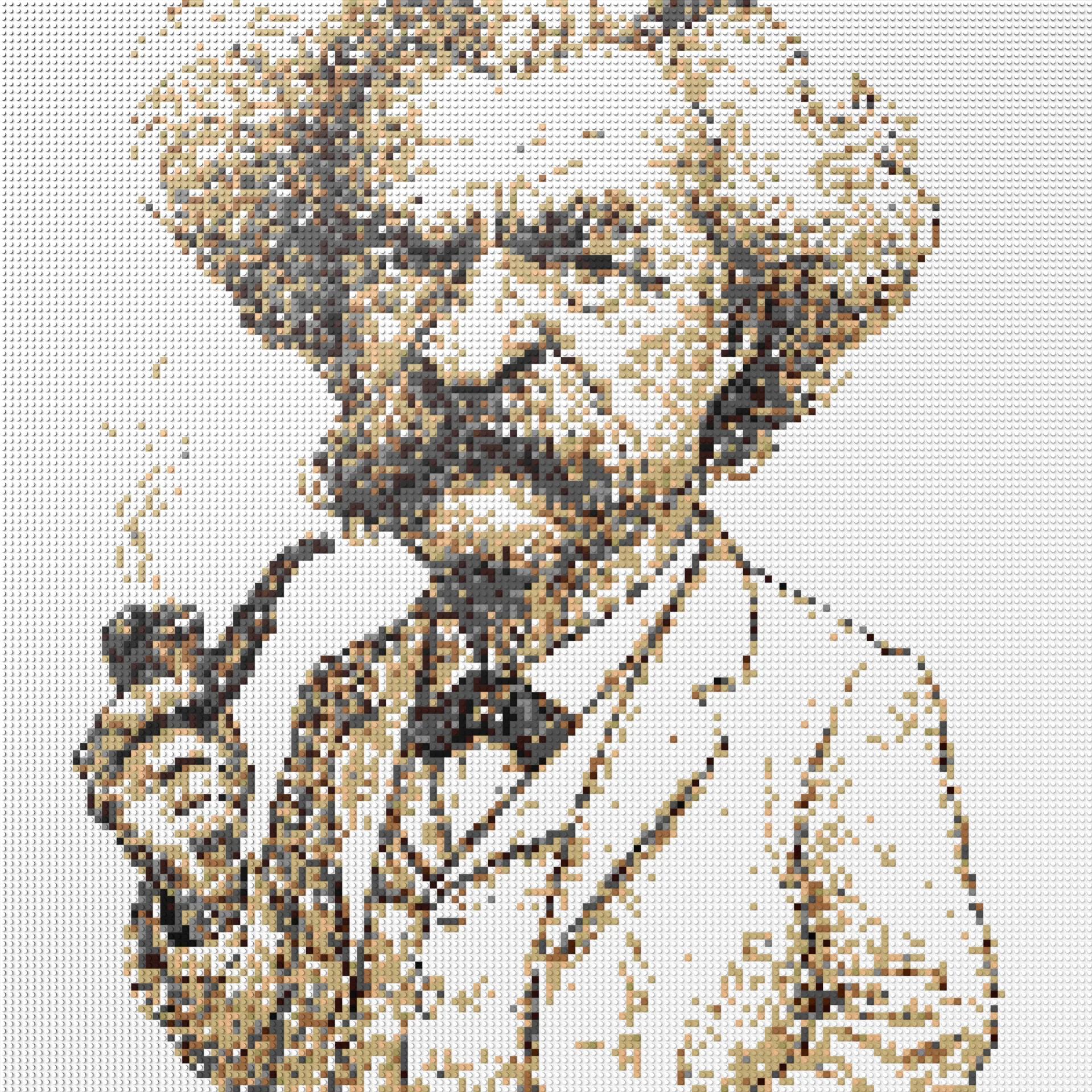 150*150studs, 120*120cm, 47,25*47,25inch