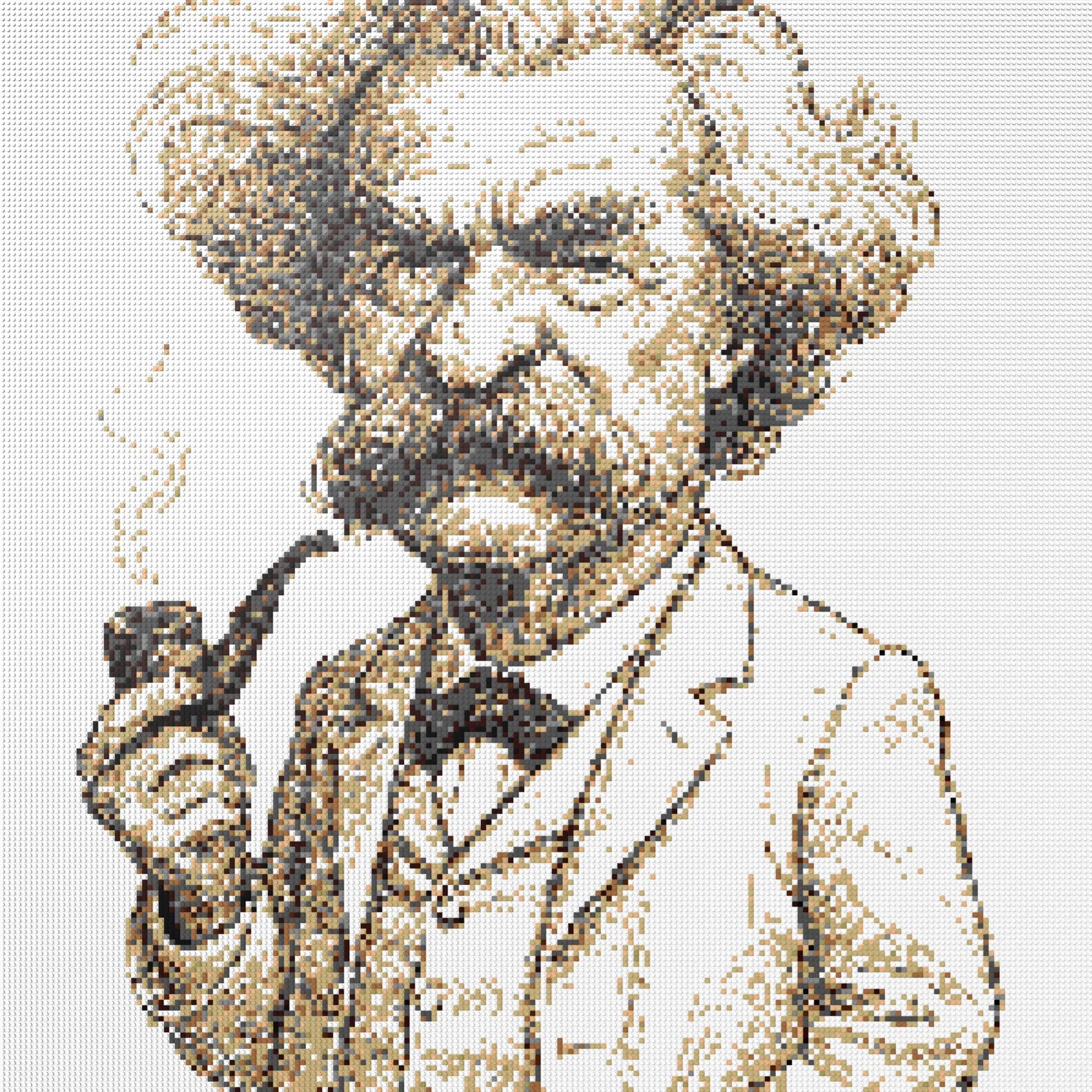 200*200studs, 160*160cm, 63*63inch