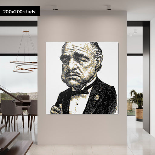 200*200studs, 160*160cm, 63*63inch