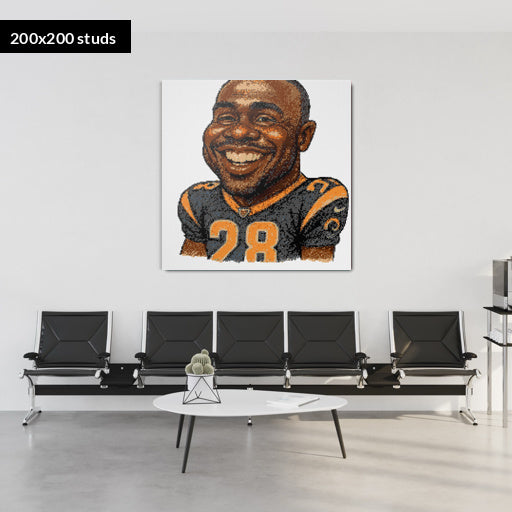 200*200studs, 160*160cm, 63*63inch