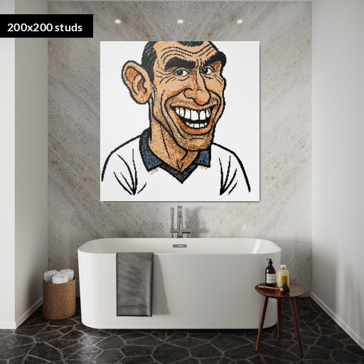 200*200studs, 160*160cm, 63*63inch