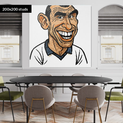 200*200studs, 160*160cm, 63*63inch