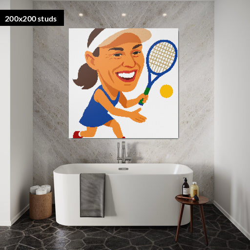 200*200studs, 160*160cm, 63*63inch