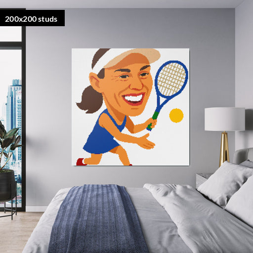 200*200studs, 160*160cm, 63*63inch
