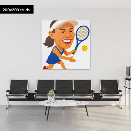 200*200studs, 160*160cm, 63*63inch