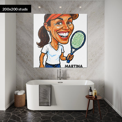 200*200studs, 160*160cm, 63*63inch