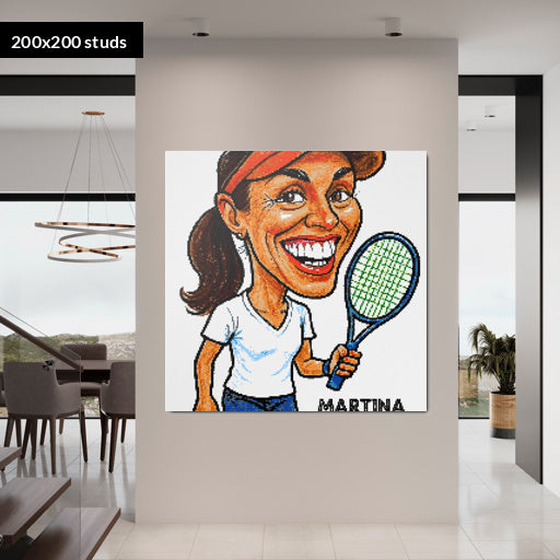 200*200studs, 160*160cm, 63*63inch